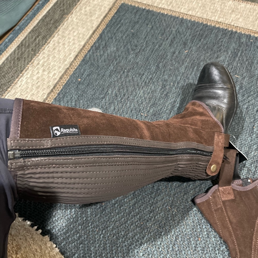 Requisite Suede Half Chaps. Medium Size Adult. - image 6